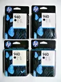 Produktbild: 4 x Original HP 940 schwarz kein XL C4902A OfficeJet Pro 8000 8500 OVP 2017