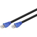 Produktbild: Goobay 94396 RJ45 Netzwerkkabel, Patchkabel CAT 6 U/UTP 60.00 m Schwarz 1 St.