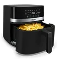 Produktbild: Tristar Digital Heißluftfritteuse, 8L, 2000W, 7 Programme, Warmhaltefunktion, Schüttelerinnerung, PFAS-Frei - Schwarz