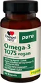 Produktbild: Doppelherz pure Omega-3 1075 vegan - Algenöl und Leinöl - Alpha-Linolensäure trägt zum Erhalt eines normalen Cholesterinspiegels bei - 80 Kapseln