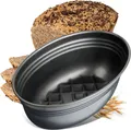 Produktbild: Zenker Brotform Oval Black Metallic Antihaftbeschichtung Kuchenform Brotbackform