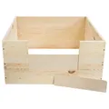 Produktbild: Schecker Welpen - Wurfkiste - Wurfbox - Welpenbox aus hochwertigem Naturholz 80x 80 x 38 cm