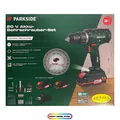 Produktbild: PARKSIDE® 20 V Akku Bohrschrauber Set Inklusive 2 Akku Ladegerät Zubehör Neu Ovp