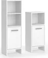 Produktbild: Vicco Badmöbel-Set Karli, 2 Teile, Weiß