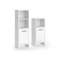 Produktbild: Vicco Badmöbel-Set Karli, Weiß, 2 Teile, (2-St)