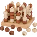 Produktbild: Goki Hölzerne Tic Tac Toe 3D (Deutsch) (HS058)