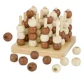 Produktbild: goki Spiel 3-D Spiel Tic Tac Toe - Vier gewinnt in 3 D aus Holz, Familienspiel, Strategiespiel für 2 Personen