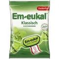 Produktbild: Em-eukal Hustenbonbons Klassisch, Zuckerfrei & laktosefrei, Lutschbonbons mit Eukalyptusöl & Menthol, Ohne Zucker – Großpackung 5x75g