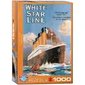 Produktbild: EuroGraphics EG60001333 Puzzle Titanic White Star Line, mehrfarbig