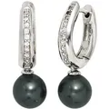 Produktbild: Perlenohrringe JOBO, silber (silber 925), Ohrringe, Damen, Perlen Silber 925 (Sterlingsilber), Perlen, Silber 925 (Sterlingsilber), 925 Silber mit synthetischen Perlen und Zirkonia