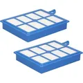 Produktbild: McFilter | 2x HEPA-Filter geeignet für AEG AEF12, AFS1W, VX6, VX7, VX8, LX7, LX8, LX9, Electrolux EFH 12, ESF1W, Philips FC8038/01, H-Klasse
