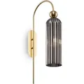 Produktbild: Wandleuchte Flurlampe Treppenleuchte Wandlampe Gold Glas Metall h 53,5 cm