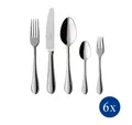 Produktbild: Villeroy & Boch Besteck-Set Mademoiselle Tafelbesteck 30-teilig für 6 Personen (30-tlg), 6 Personen, Edelstahl