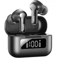 Produktbild: TOZO NC3 Kopfhörer Kabellos Bluetooth 5.3, Bluetooth Kopfhörer, In Ear Kopfhörer mit Hybrid Active Noise Cancelling, 6 Mikrofone, 68 Std, Digitalanzeige, App-Steuerung, IPX8 wasserdicht - Schwarz