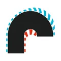 Produktbild: Hairpin Curve 180° Haarnadelkurve Streckenerweiterung Carrera Hybrid 50052005