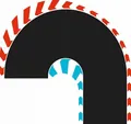 Produktbild: Carrera HYBRID Hairpin Curve 180° L/R
