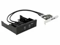 Produktbild: Delock 61893 2+2 Port USB 3.2 Gen 1 Controllerkarte