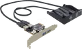 Produktbild: DELOCK 61893 - Delock Frontpanel 2xUSB3 + PCIe Card 4x USB3