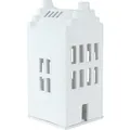 Produktbild: räder Lichthaus Großes Backsteinhaus Teelichthalter weiß 0090683