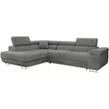 Produktbild: Mirjan24 Ecksofa, Dunkelgrau, Textil, 5-Sitzer, links montierbar, L-Form,Rechteckig, 274x203 cm, Wohnzimmer, Sofas & Couches, Wohnlandschaften, Ecksofas