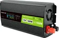 Produktbild: Green Cell Przetwornica napicia PowerInverter LCD 12 V 500W/1000W Przetwornica samochodowa z wywietlaczem - czysty sinus Netzteil & Spannungsumwandler Auto Schwarz (INVGC12P500LCD)