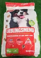 Produktbild: 1,95€/kg) GUT& GÜNSTIG Lieblingsmenü Hundevollnahrung Rind Huhn Hundefutter 10kg