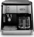 Produktbild: De'Longhi BCO 421.S Kombi-Kaffeemaschine | Siebträger & Filterkaffee | Espresso, Milchaufschäumer, Edelstahl