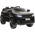Produktbild: HOMCOM Kinder Elektroauto, SUV mit Fernbedienung, Musik, bis 5 km/h, Schwarz - Schwarz