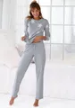 Produktbild: Arizona Pyjama (2 tlg) in melierter Optik mit Sternen