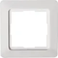 Produktbild: Kopp Milano Abdeckrahmen 1-Fach für Lichtschalter Steckdose Rahmen weiß