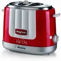 Produktbild: Ariete Machine À Hot Dog Party Time 206, Machine À Hot Dog Avec 4 Espaces De Cuisson, 5 Niveaux De Cuisson, Machine À Hot Dog À Éjection Automatique, 650w, Rouge (206/00)