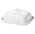 Produktbild: Excellent Houseware Butterdose Butterdose aus Keramik, klein, weiß, Porzellan, (einzeln)