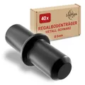 Produktbild: LouMaxx Bodenträger 5mm 40 Stück in Schwarz – Einlegeboden Halter - Regalstifte