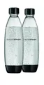 Produktbild: SodaStream KSTFL Fuse DWS 1L, schwarz, 2er PET Sodaflasche, 2 Stk.