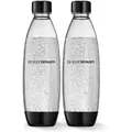 Produktbild: Sodastream - Spülmaschinengeeignete Kunststoffflasche Fuse 1l 2er-set Schwarz Trinkwassersprudler