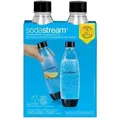 Produktbild: Sodastream - Spülmaschinengeeignete Kunststoffflasche Fuse 1l 2er-set Schwarz Trinkwassersprudler
