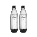 Produktbild: SodaStream Fuse Flaschen Schwarz - 2 Stück, 1L