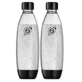 Produktbild: sodastream Flaschen 1L FUSE Doppelpack · 2 schwarze 2er Pack, Schwarz 