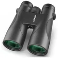 Produktbild: Fernglas 12x50 Vogelbeobachtung Jagd tragbar 50 mm Objektiv 18 mm Prisma schwarz