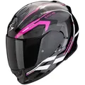 Produktbild: Scorpion Exo Motorradhelm Scorpion Exo-491 Kripta Integralhelm Schwarz / Pink / Weiss (1er Set) schwarz M