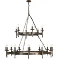 Produktbild: Elstead Lighting Kronleuchter Cromwell 18xE14 H:120,5 Ø:130
