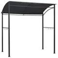 Produktbild: vidaXL Bbq-Pavillon, Anthrazit, Metall, 215x220x150 cm, Sonnen- & Sichtschutz, Pavillons & Pergolas, Pavillons