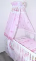 Produktbild: Primawela Babybett Himmel Vollstoff - Bärchen Rosa - für Baby Bett Vollstoffhimmel Baumwolle