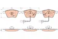 Produktbild: Bremsbeläge vorne TRW GDB1554 AUDI A6 3.0 TDI quattro