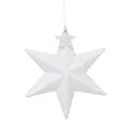 Produktbild: Räder Winterzucker, Porzellanstern Silberstern Dia:10cm , 92196