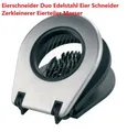 Produktbild: Eierschneider Duo Edelstahl Eier Schneider Zerkleinerer Eierteiler Messer