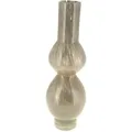 Produktbild: XL Glas Vase Sarina grau 14 x 39 cm , massive Ausführung, Vosteen