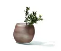 Produktbild: ORGANIC Vase Philippi Design massiv mundgeblasen Glas natur farben / braun