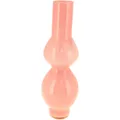 Produktbild: XL Glas Vase Sarina rosa peach 14 x 39 cm , massive Ausführung, Vosteen