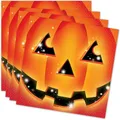Produktbild: 20 Servietten * HALLOWEEN & KÜRBIS * als Deko für Party und Geburtstag | aus 2-lagigen Papier, 33x33cm | Pumpkin Horror-Party Mottoparty Karneval
